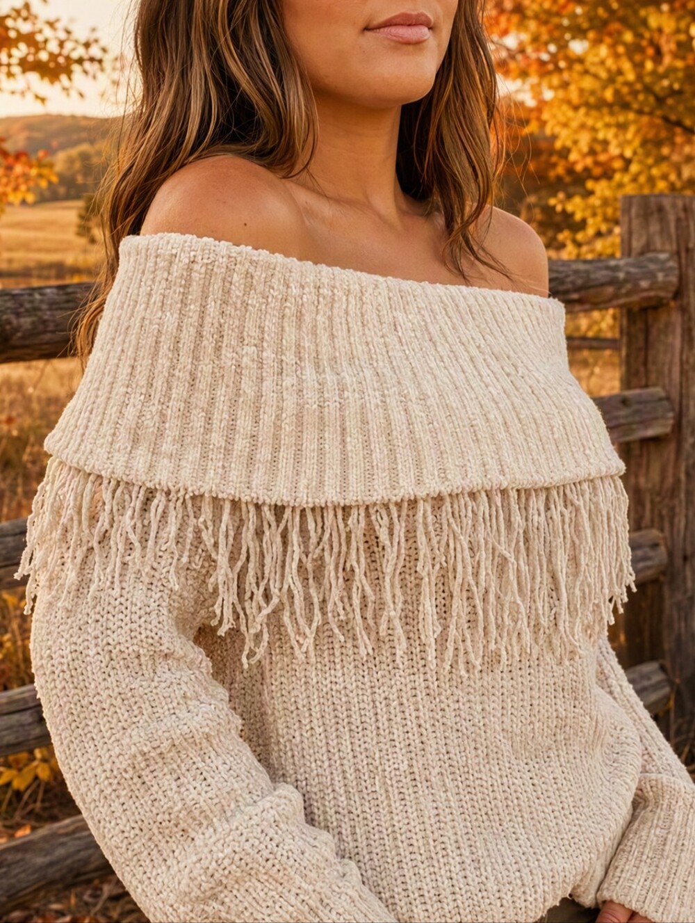 The Free Spirit Chenille Fringe Sweater
